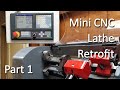 Mini cnc lathe retrofit part 1  szgh controller steppers vfd and spindle motor