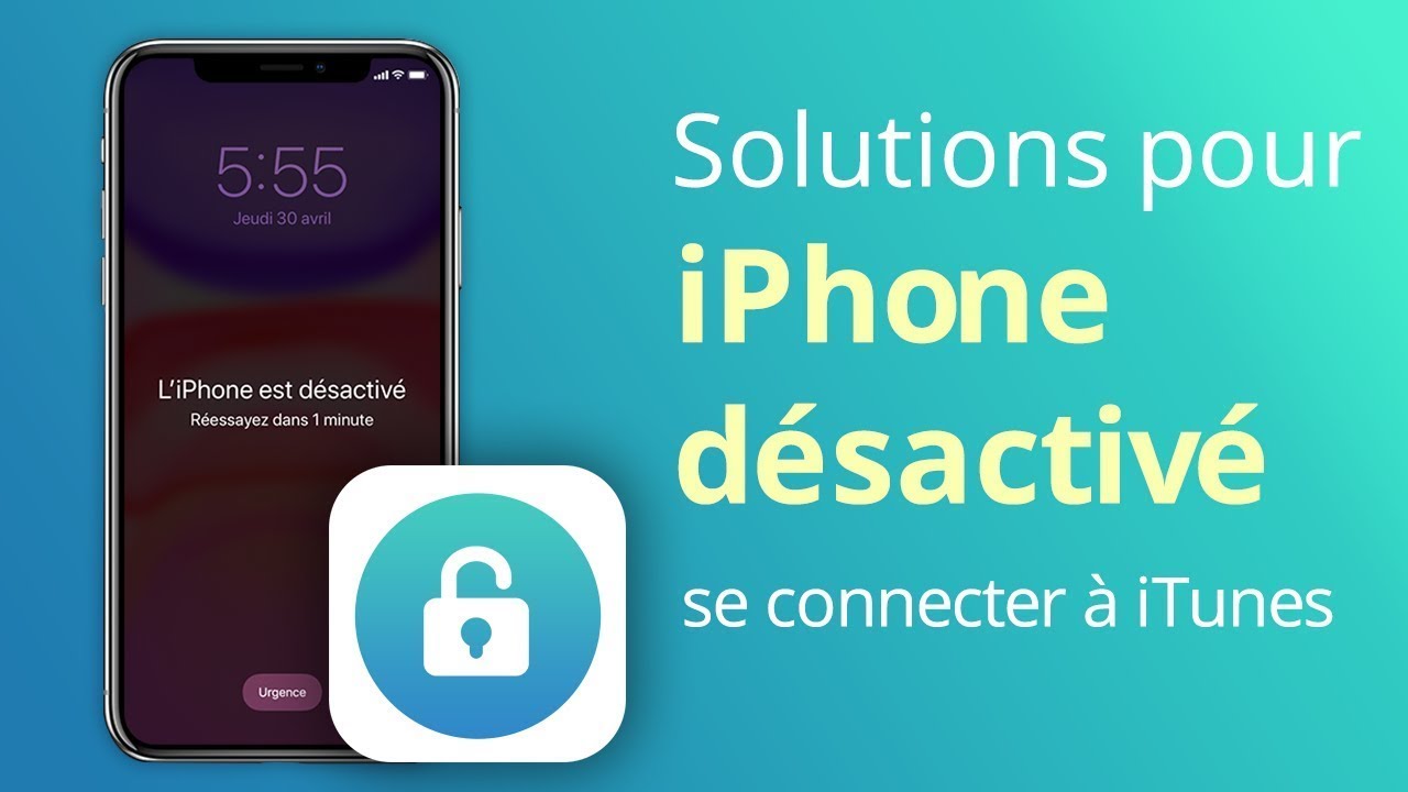 iphone desactivé：iphone desactivé se connecter a itunes - YouTube