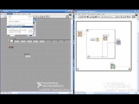 LabView Basic Tutorial 2 (For Loop, Do While and A...