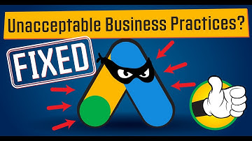 How to fix google ads suspended unacceptable business practices