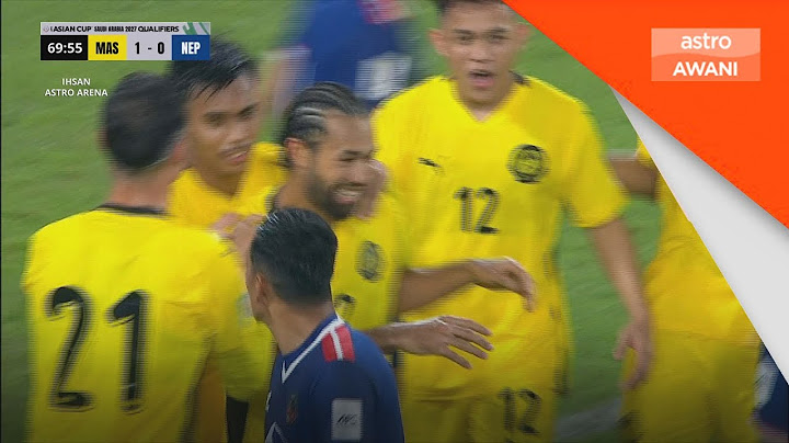 Kempen Kelayakan Piala Asia 2027: Malaysia benam Nepal 2-0