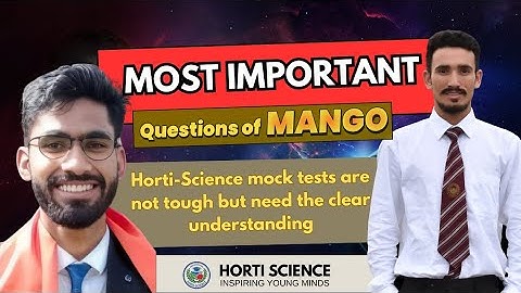 100% Sure-Shot Mango Questions for JRF | SRF | NET | Must Watch Before Exam. 