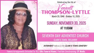Celebrating the Life of Vennett Thompson-Lyttle