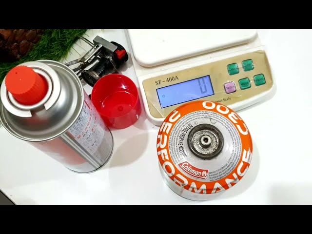 How to refill camping stove cylinder cartridge using re filler cylinder | Refill outdoor cylinder class=