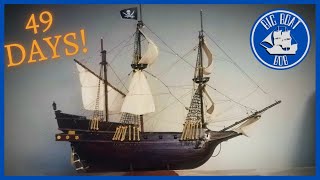 Making Buccaneer Wooden Ship Model 50 Days Of Build Scale 1100