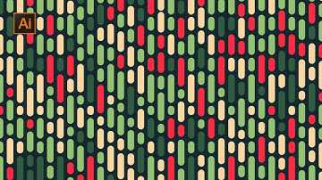 Adobe Illustrator tutorial- How to create random color pattern in Illustrator