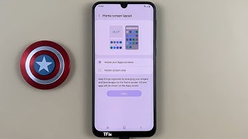 How to change home screen style with app drawer on Samsung M31 Android 12