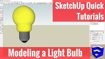Modeling a Light Bulb in SketchUp with the Follow Me Tool