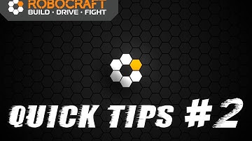 Robocraft: Quick Tips #2- How to do Basic Triforce & More!