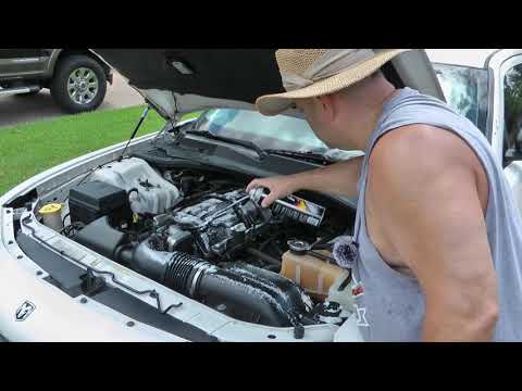 Dodge Charger engine detail and finally stop the Hemi lifter tick - YouTube