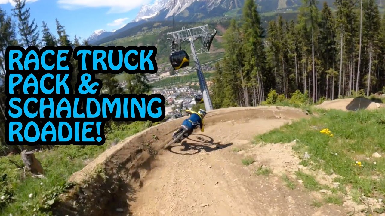 RACE TRUCK PACKING AND TRUCKING TO SCHLADMING!