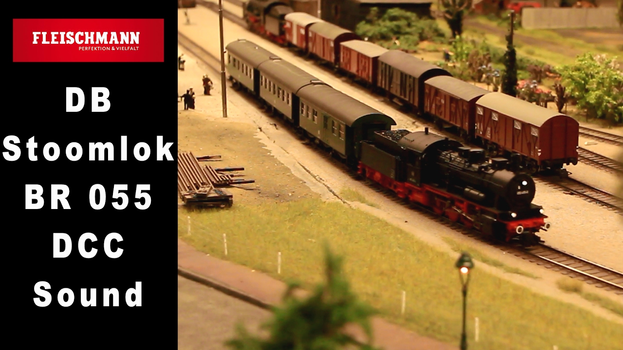 Fleischmann 415473 DB Stoomlok BR 055 DCC sound en digitale koppeling H0