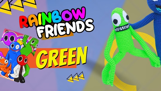 Green Rainbow Friends Roblox Amigurumi
