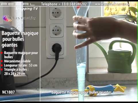Baguette Magique à Bulles Géantes Playtastic - Amusement En Extérieur Pour Enfants Et Adultes