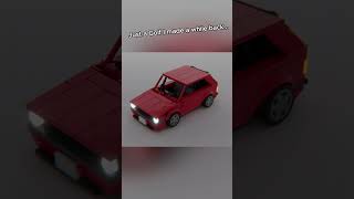 Lego VW Golf Mk1 MOC? Affirmative. 🔥🔥🔥