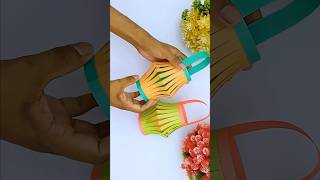 Easy Paper Lantern 🏮 | DIY Paper Lantern Tutorial #Shorts