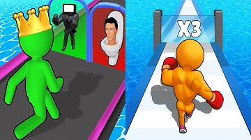 Giant Rush! VS Level Up Runner - Gameplay Walkthrough - All Levels IOS, Android (Ep- 9)