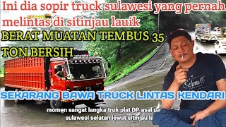 Simak pengalaman Pak Nawir Yang pernah melintas di sitinjau lauik  bawa truck dari sulawesi