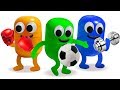 Мультик Живая капсула Учим цвета Киндер Сюрприз Kinder Surprise 