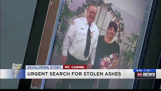 Family asks for return of stolen ashes of husband, step-father
