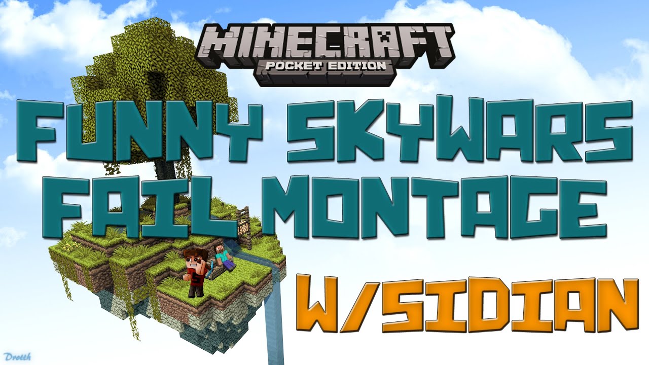 FUNNY SkyWars Montage w/ Sidian - Minecraft Pocket Edition - YouTube