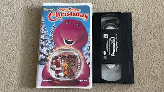 Opening And Closing To Barney's Night Before Christmas 1999, 2003 VHS
