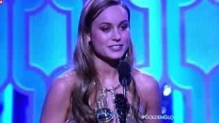 Brie Larson Golden Globe Win