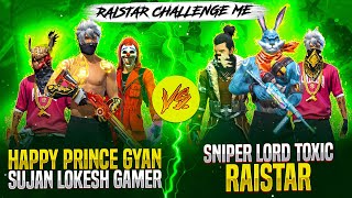 Raistar Vs HappyPrince & GyanBhai ❤️🤯 Intence Battle Must Watch🔥🥵 - Who will Win? - Garena Free Fire screenshot 5
