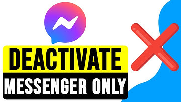 How to DEACTIVATE MESSENGER ONLY, not Facebook 2025 | Deactivation Without Affecting Facebook