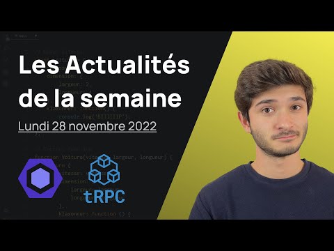 Actualités de la semaine - ESLint / tRPC / State of JS 2022
