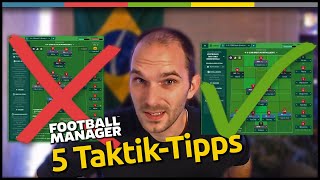 5 Tipps für deine Taktik im Football Manager