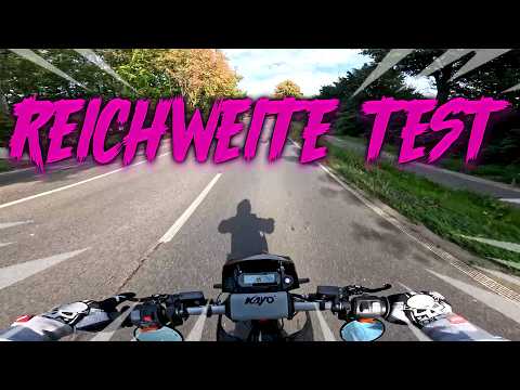 So weit kommt die Kayo Alkaid eC2 mit einer Akku Ladung! | Reichweite Test | Motovlog | sylex fährt
