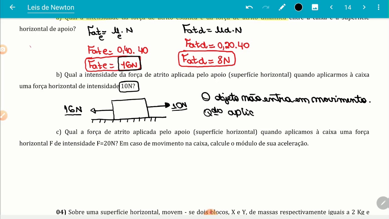 Na Situação Do Esquema Seguinte Não Há Atrito