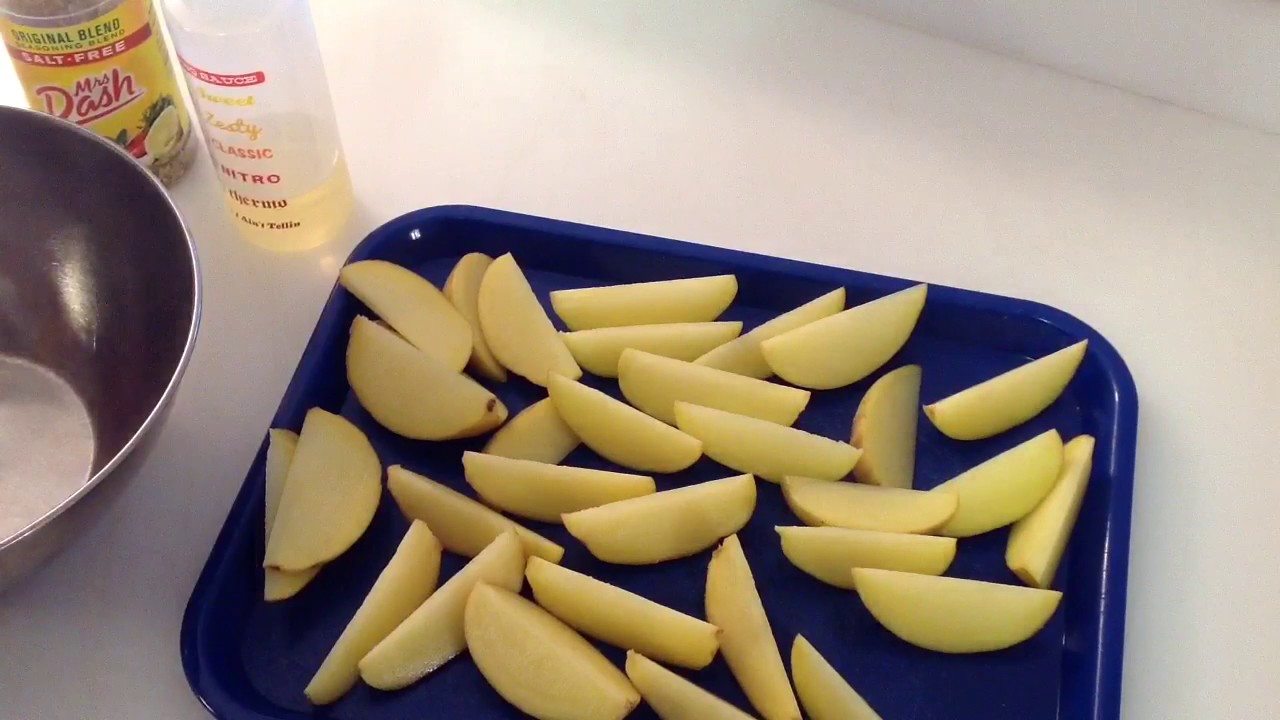 Power Air Fryer XL Double Decker Seasoned Potato Wedges YouTube