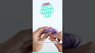 How to Crochet : Clean Fasten Off  Beginner Amigurumi Tutorial