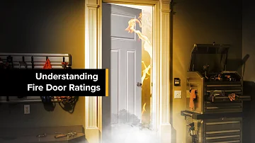 How do you know if a door frame is fire rated?