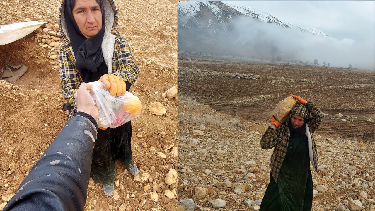 Asiye Khanum and how does building a hut in the brutal cold get closer to a warm home every moment?