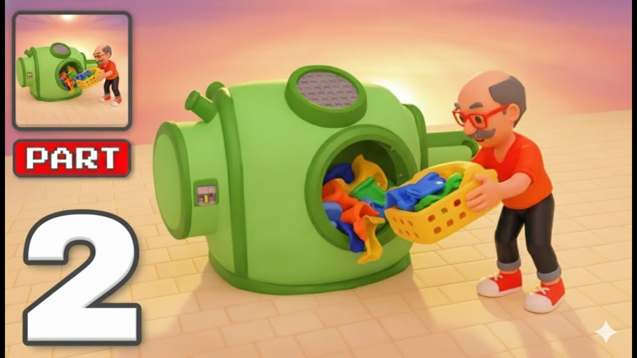 Laundry Rush: Idle Game - Gameplay Part 2 - Idle Laundry Empire (iOS, Android)