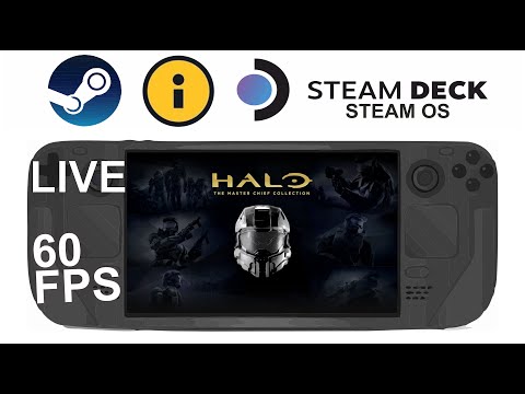Halo The Master Chief on Steam Deck/OS in 800p 60Fps (Live)
