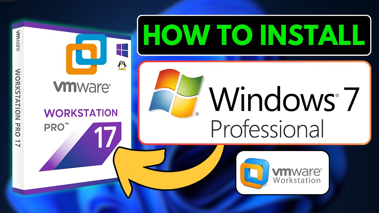 How to Install Windows 7 on VMware Workstation Pro | Step by Step ...