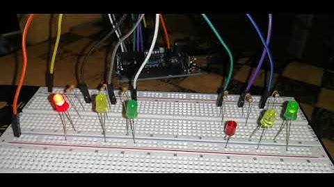 semaforo de doble via Con arduino
