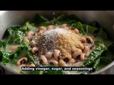 Hearty Black-Eyed Peas and Collard Greens with Smoked Turkey recipe video thumbnail