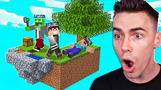 WOJAN, PALION i NOOBEK *RAZEM* NA SKYBLOCKU w Minecraft!