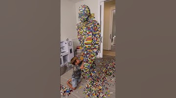 Thumbnail of Smashing a 34,000 Brick Statue