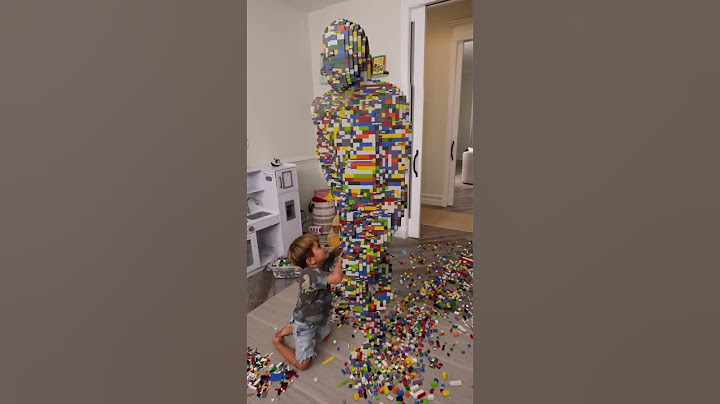 Smashing a 34,000 Brick Statue