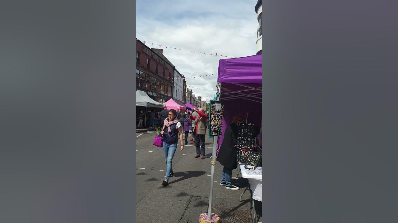 Morpeth Fair Day 2024. Bridge street. Turners Funfair. YouTube