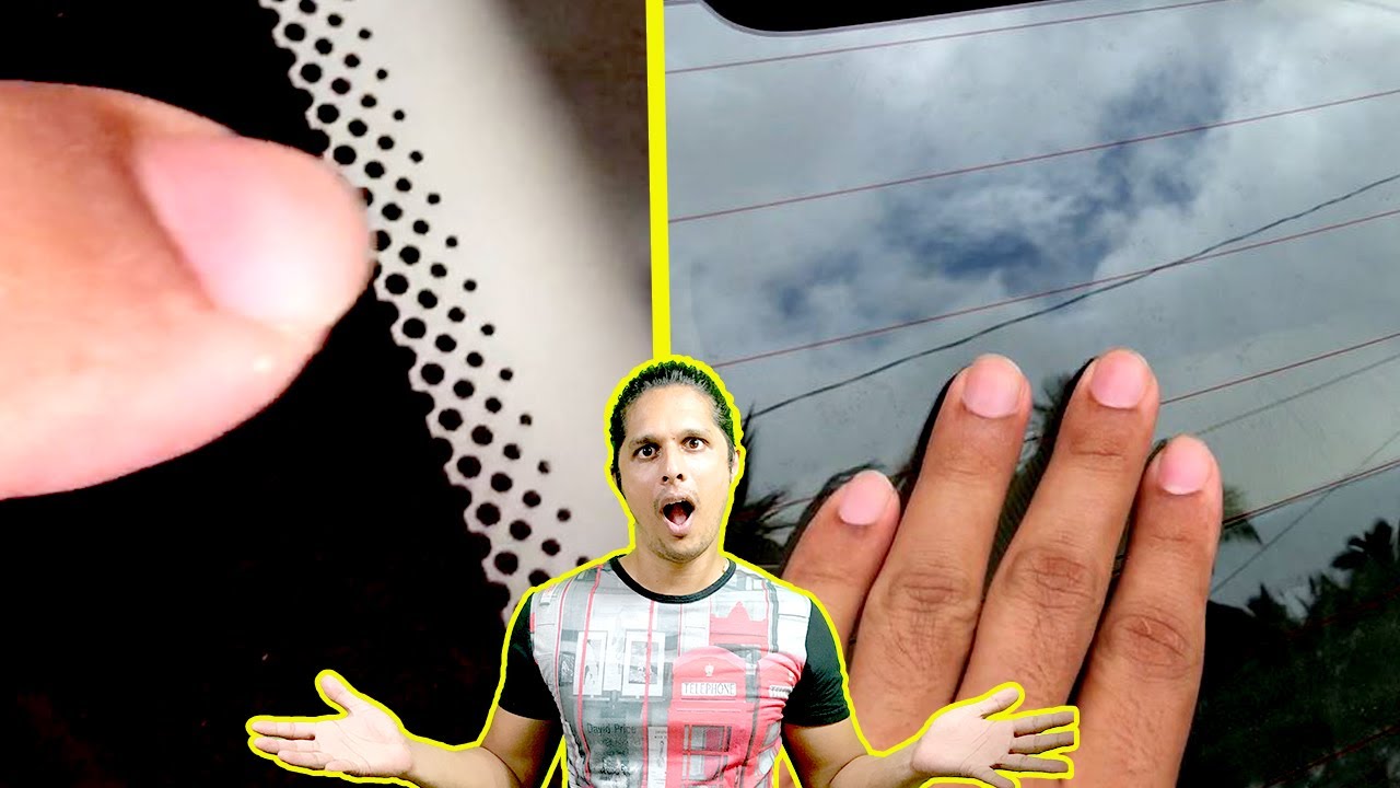 Why Car Windows Have Little Black Dots and Lines on the Glass Hindi YouTube