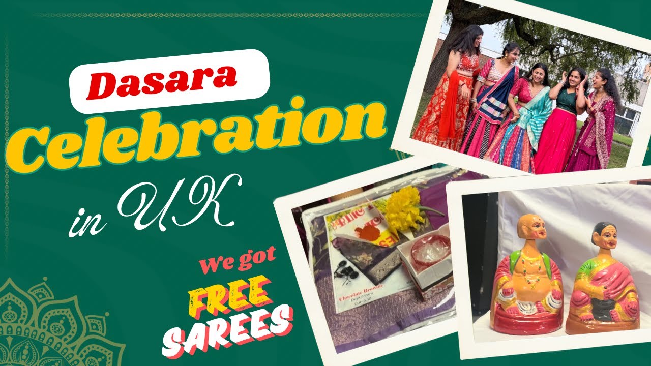 Dasara ಹಬ್ಬ in UK||1.5lakh saree🫣||