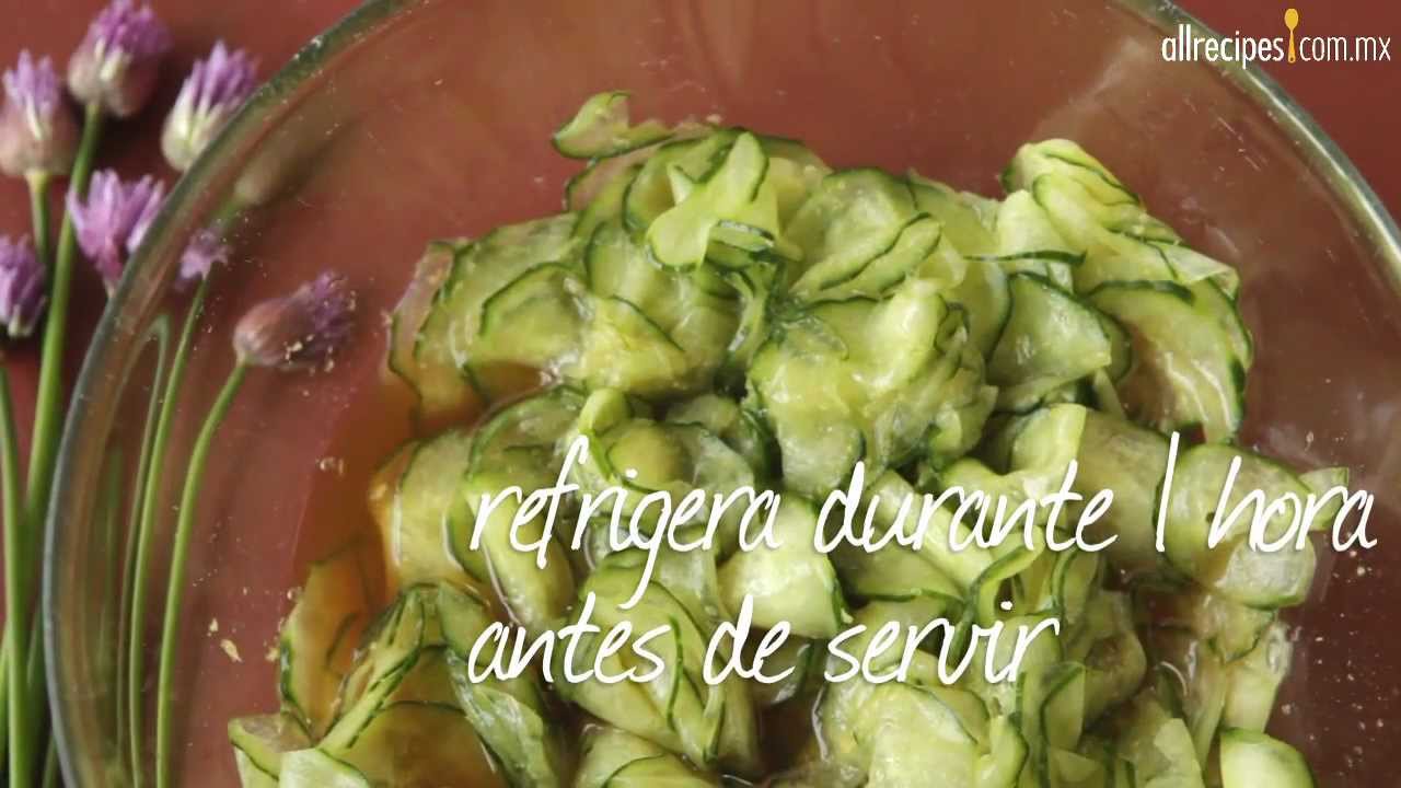 Ensalada japonesa de pepino