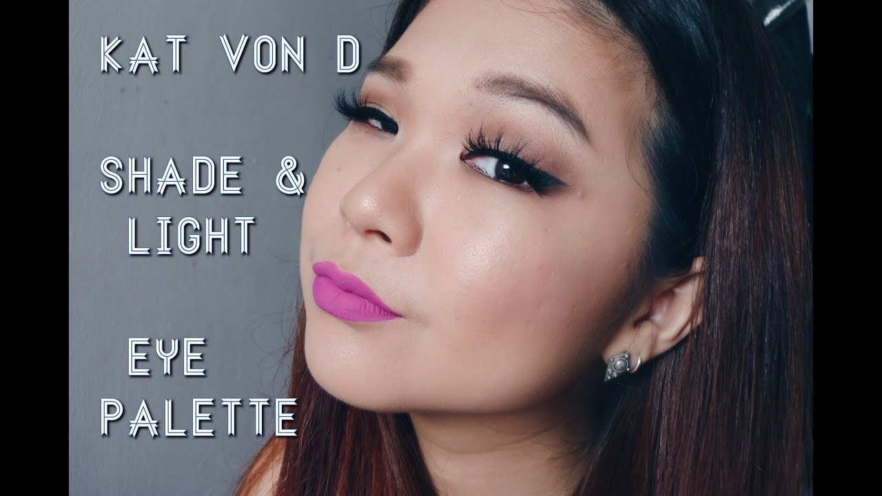 hooded eyes grwm kat von d shade amp light eye palette shade light eye